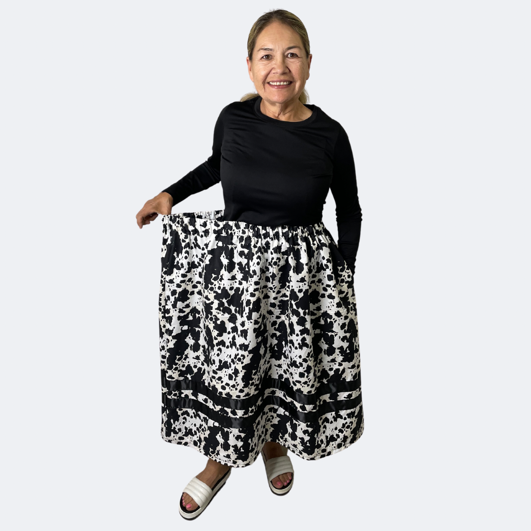 ~The Natural Beauty Collection~ Round Dance Style Ribbon Skirt with Functioning Pockets