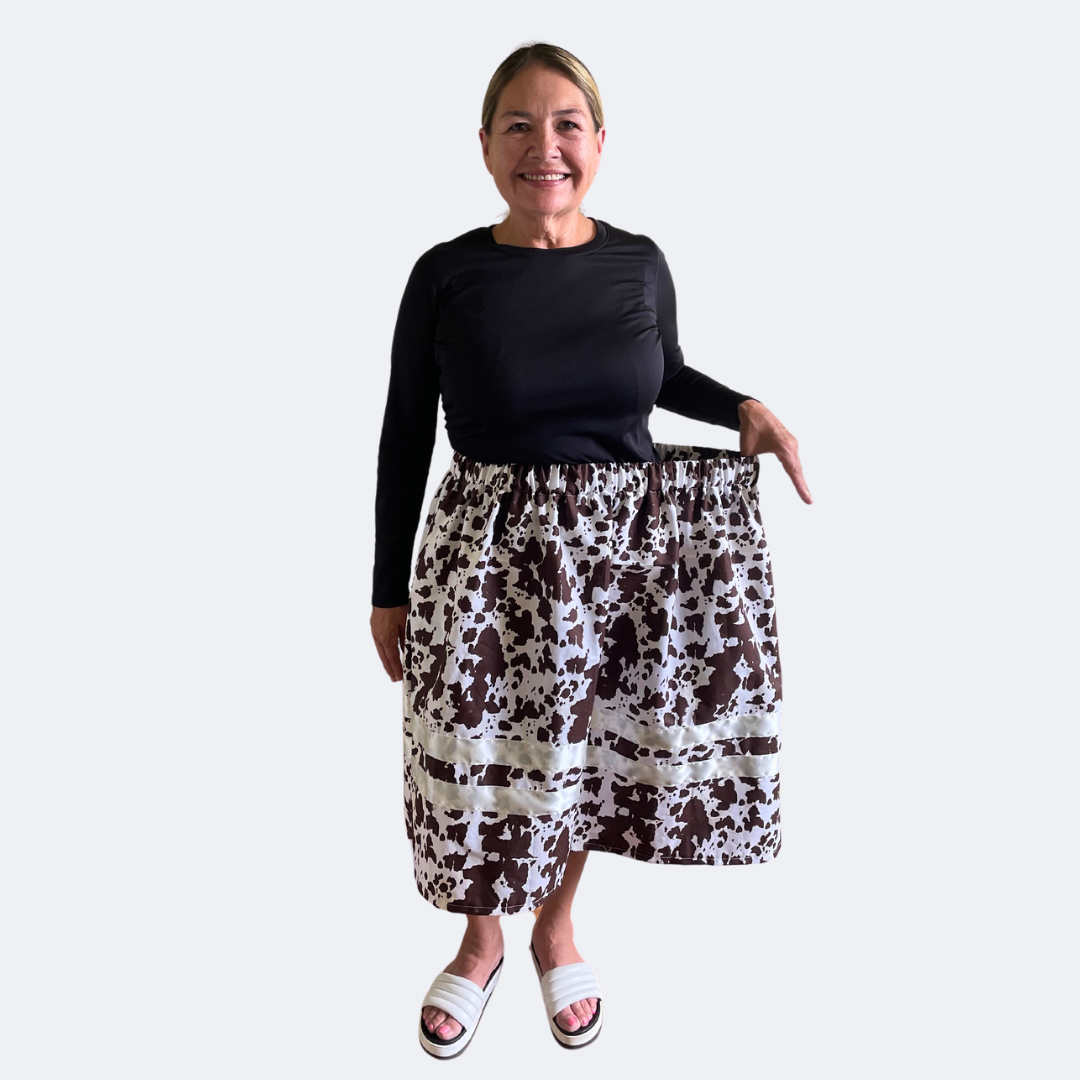 ~The Simplistic Beauty Collection~ Round Dance Style Ribbon Skirt WITH Functioning Pockets