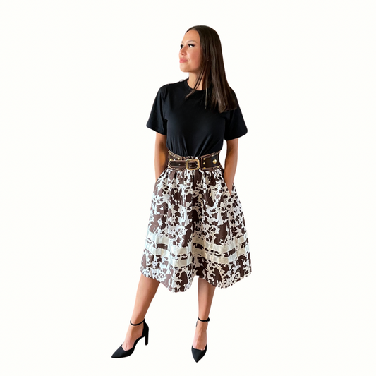 ~The Simplistic Beauty Collection~ Round Dance Style Ribbon Skirt WITH Functioning Pockets