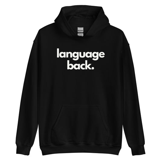 Language Back Hoodie