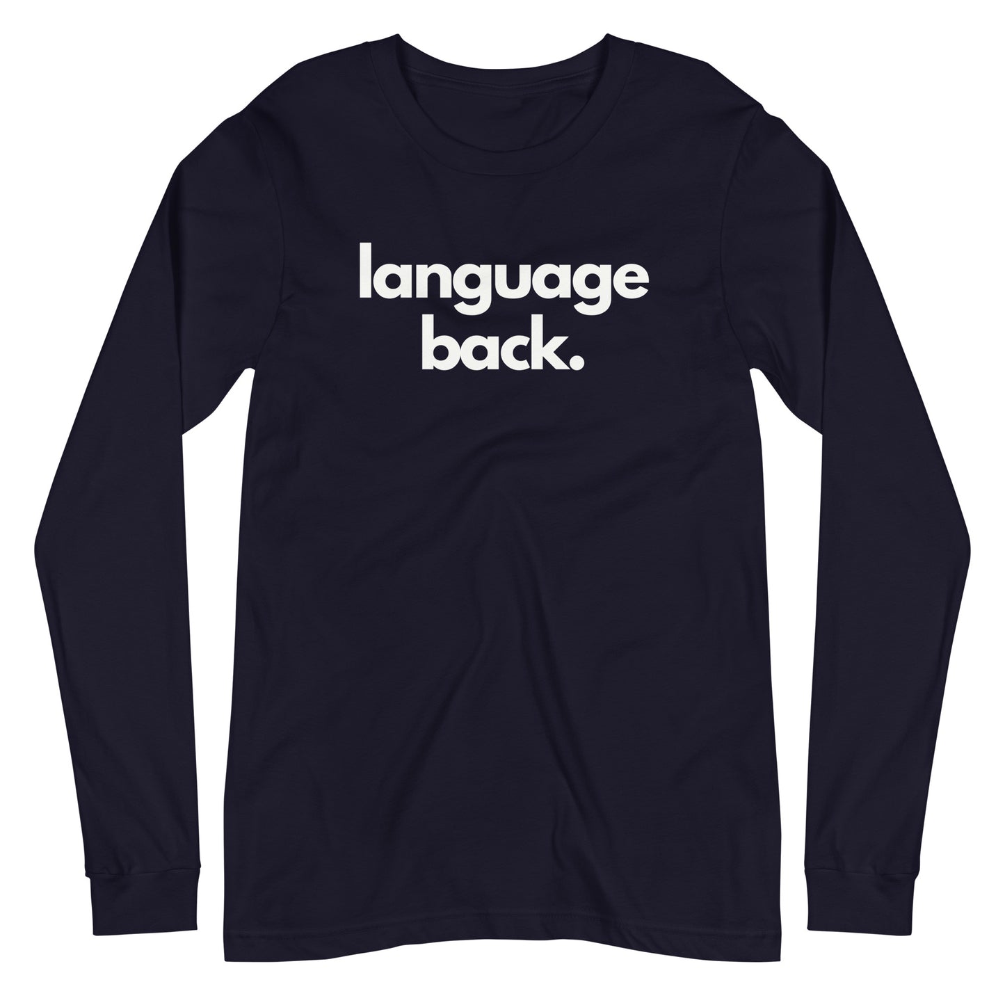 Language Back Long Sleeve