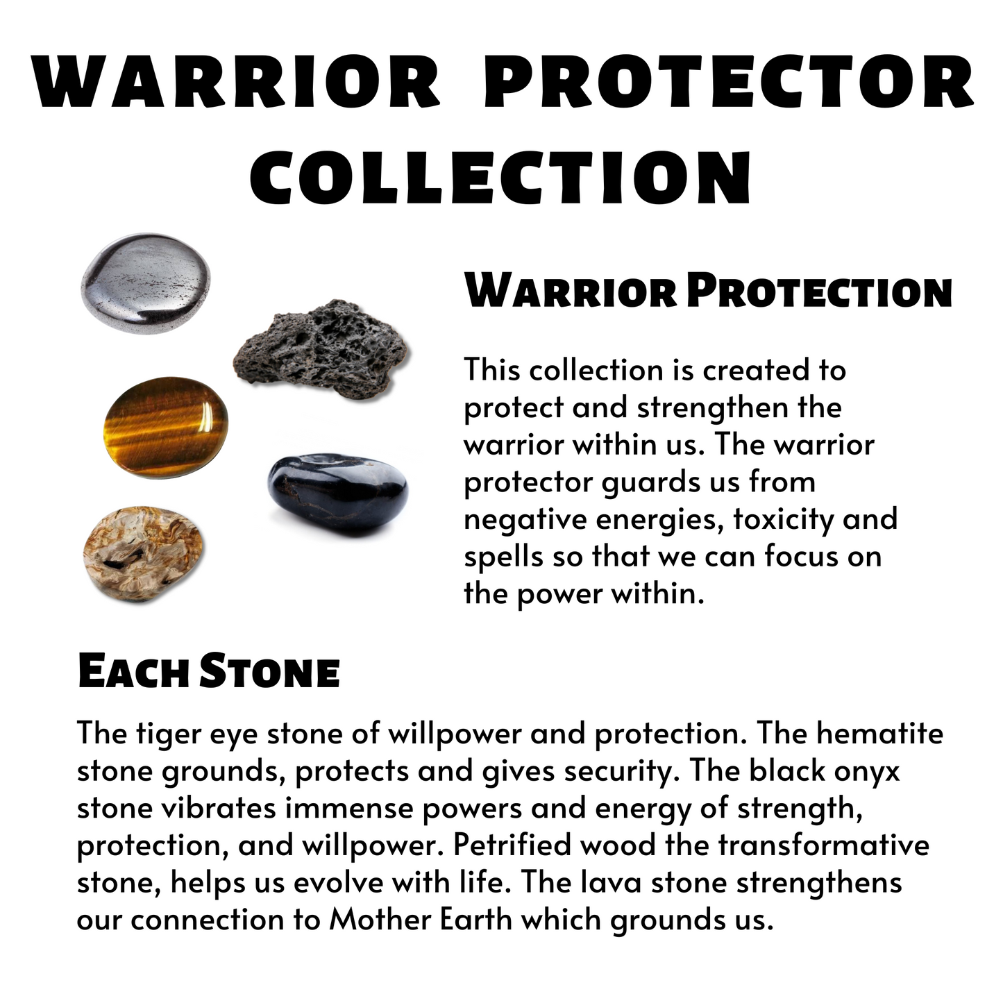 The Warrior Protector Collection - Lava Rock